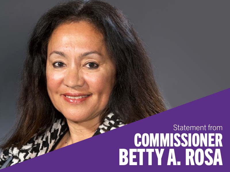 Commissioner Betty A. Rosa