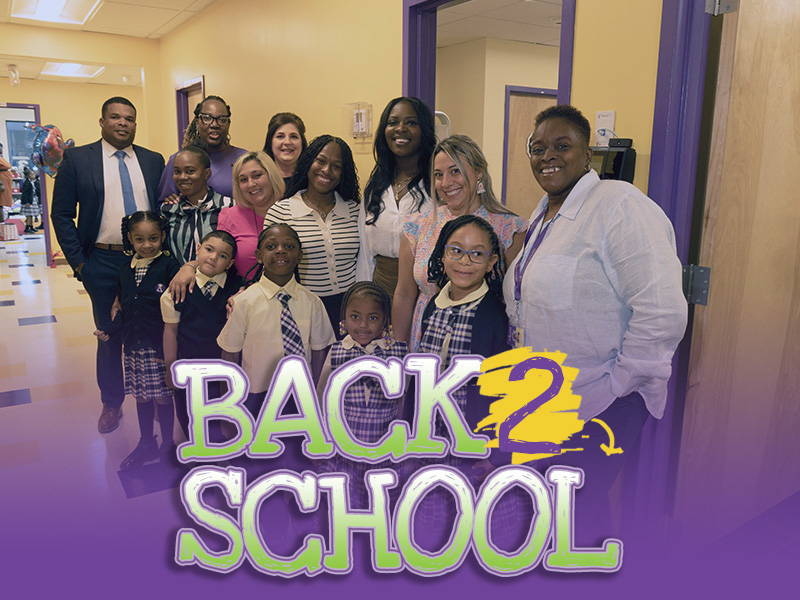 The Academy Charter School Wyandanch K-1 First Day of School