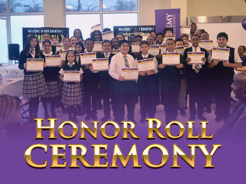 The Academy Charter School Middle School Honor Roll Ceremony